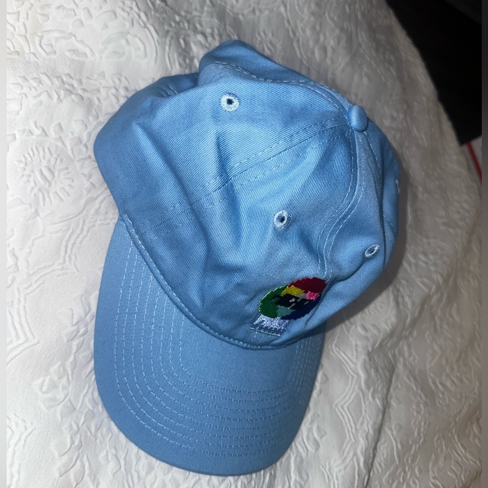 Madhappy Shades Rainbow Embroidered Dads Nouns Hat in Light Blue NWT - Picture 4 of 7
